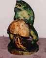 Frog on Mushroom